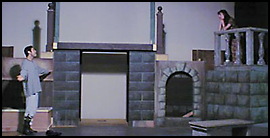 Rehearsing the balcony scene